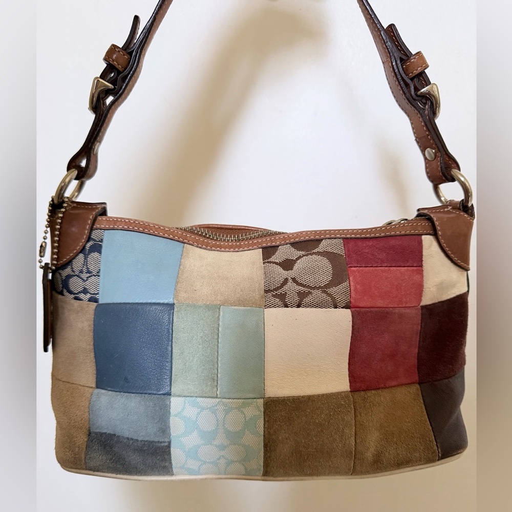 Y2K Coach Patchwork Shoulder Bag 7048 - Picture 12 of 14